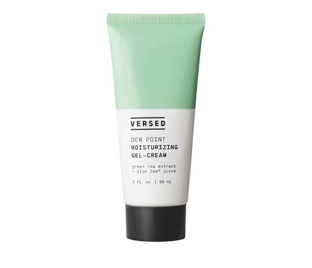 VERSED Dew Point Moisturizing Face Gel Cream 2 oz Green Tea & Aloe Leaf Juice